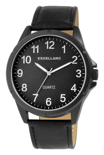 EXCELLANC Quarzuhr 2900250 Excellanc Herrenuhren mit Band aus Lederimitat