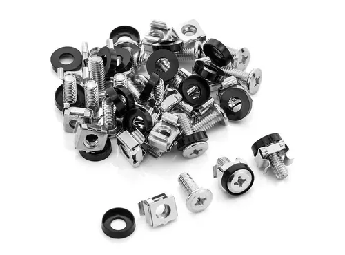 deleyCON deleyCON 20x M6 Käfigmuttern Set für Netzwerkschränke Patchpanel Netzwerk-Patch-Panel