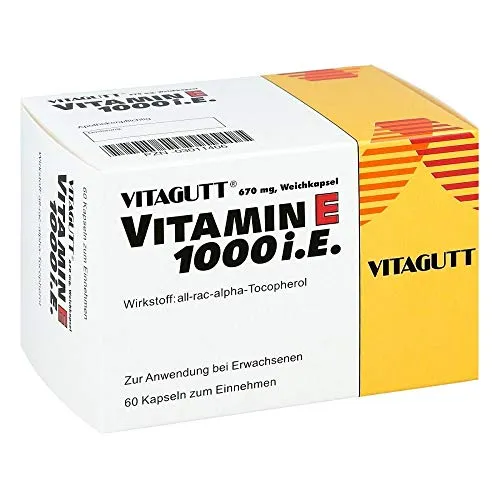 Vitagutt Vitamin E 1000 Weichkapseln 60 St
