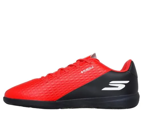 Skechers SKX 2 IN Stand Out Kids Kinder Fußballschuh - Die Skechers SKX 2 JR IN Kids sind ideal für Hallenfußball. Mit griffiger Oberfläche und niedrigem Schnitt bieten sie optimale Bewegungsfreiheit und Komfort für junge Kicker. Zeig dein Können auf dem Spielfeld!