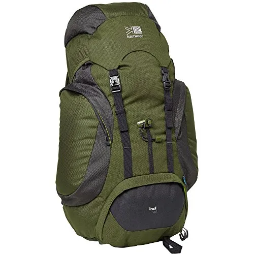 Karrimor Rucksäcke Trail 35+5 - Khaki - Fahrradrucksack mit 40 Liter Volumen, ideal für Wochenendausflüge, ausgestattet mit Air Force-System für optimale Belüftung und Regenschutz.
