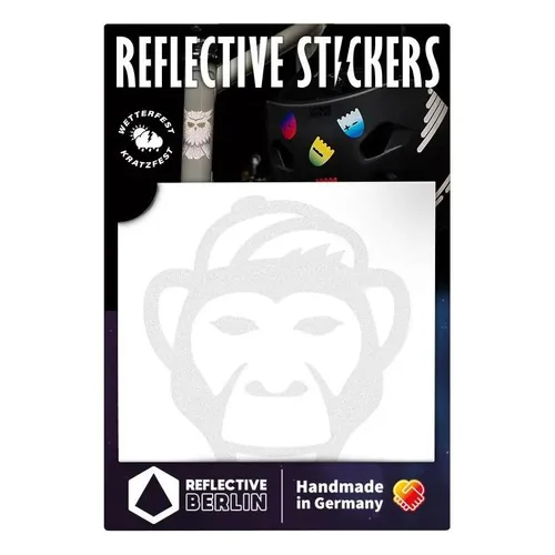 Produktbild Reflective Berlin Reflexaufkleber Decals Monkey Weiss (65471239)