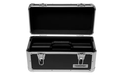 anndora Werkzeugkoffer 13 L - Stabiler Transportbox für Ihr Werkzeug - Werkzeug-Set mit herausnehmbarem Einsatz und robuster Moosgummi-Innenauskleidung, ideal für Handwerker und Heimwerker. Extra stabile Ecken aus Vollalu garantieren Langlebigkeit.