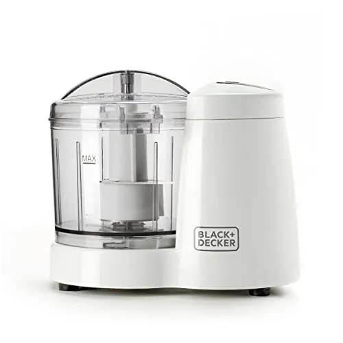 Küchenmaschine Food Chopper 120W - Küchenmaschinen: Black & Decker BXCH120E Essenszerkleinerer mit 0,35 l Volumen und 120 W Leistung, ideal für schnelles und einfaches Zerkleinern von Lebensmitteln.