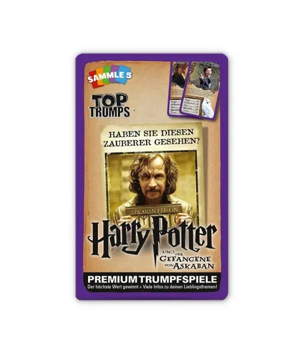 Winning Moves Spiel Top Trumps Harry Potter und der Gefangene von Askaban, Quartett
