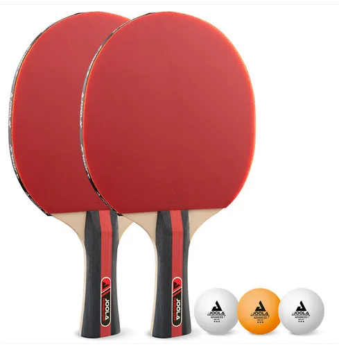 Tischtennis Set Rosskopf 2 Tischtennisschläger + 3 Tischtennisbälle 40+mm