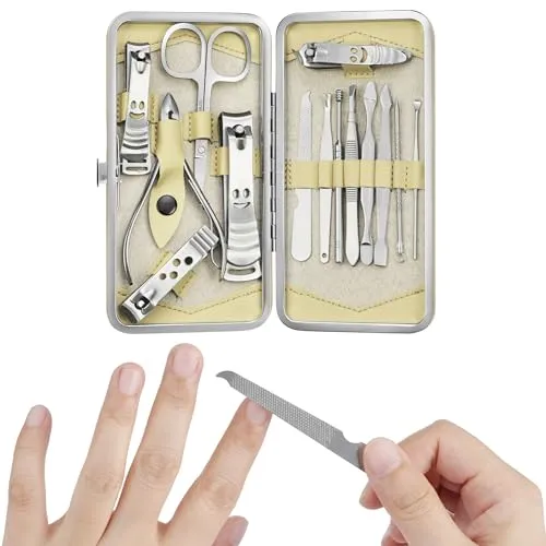 Nail Clippers Manicure Set_Beige