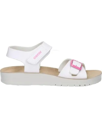 Geox JUNIOR J SANDAL COSTAREI GI SANDALS WHITE 28_EU