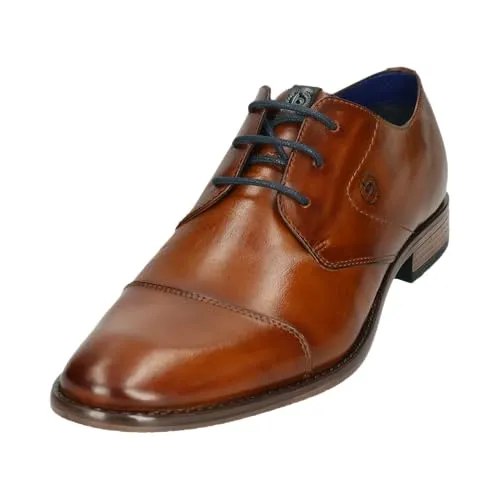 Bugatti Herren Schnürstiefel Cognac 43 EU von Bugatti