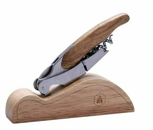 Laguiole Korkenzieher, Sommelier mit Holzsockel ,Kapselheber & Folienmesser NEU!