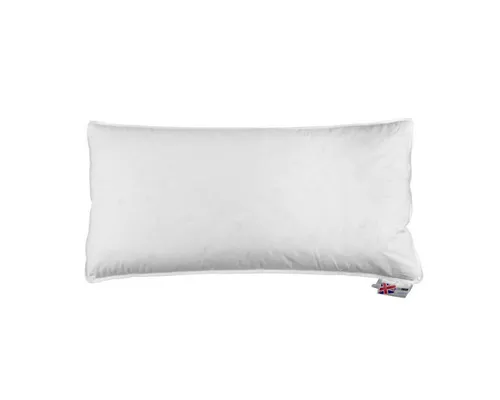 Homescapes Federkissen Kopfkissen 40 x 80 cm, Entenfeder- und Daunenkissen, Füllung: 85% Entenfedern, 15% Entendaunen