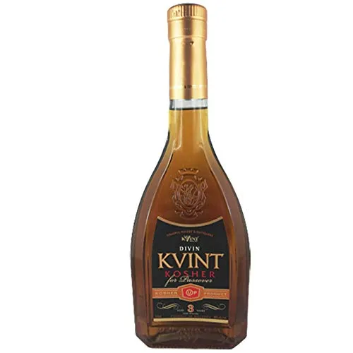 Divin Brandy Kvint Koscher 3 Jahre Reifezeit 0,5L - Cognac mit 3 Jahren Reifezeit, koscher und ideal für besondere Anlässe oder als Geschenk.