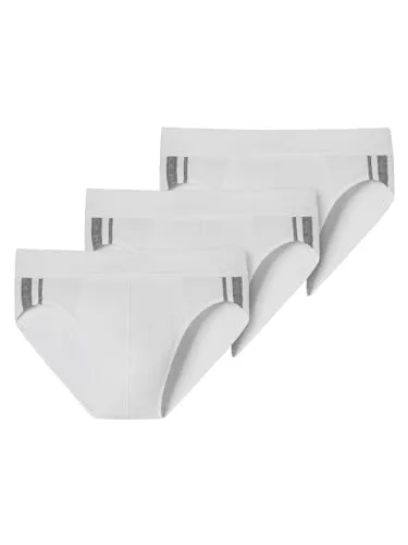 Herren Slip SCHIESSER 3er-Pack, weiß in weiß von Schiesser