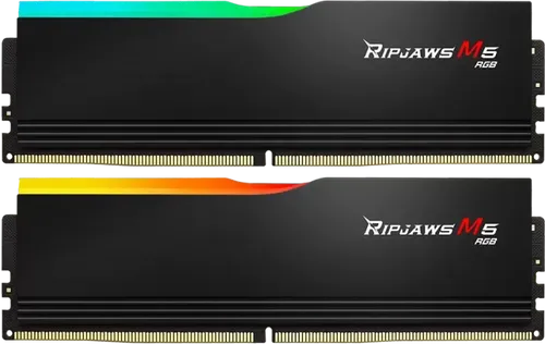 G.Skill DDR5 96 GB PC 5600 CL40 2x48 RGB - Arbeitsspeicher mit 96 GB Kapazität, anpassbarer RGB-Beleuchtung und Unterstützung für Intel XMP 3.0, ideal für Gaming und kreative Anwendungen.