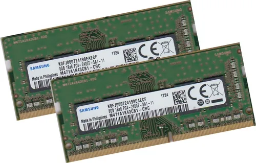 Produktbild Samsung 16Gb 2x 8Gb 2400 MHz Ram M471A1K43CB1-CRC APPLE Haupt-Speicher  iMac19,1