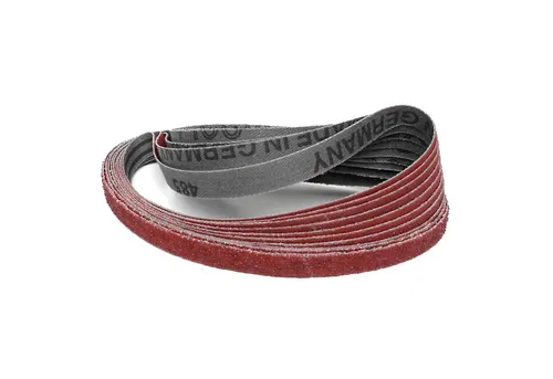 Klingspor Schleifpapier Schleifbänder CS310XF 13x533 mm - Hohe Reißfestigkeit - Schleifblätter für Metallverarbeitung, flexibel und reißfest mit zäher Korund-Körnung für präzises Arbeiten und hohe Abtragsleistung.