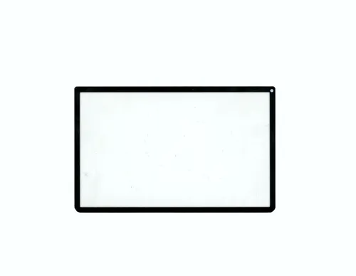 Frontscheibe für oberes Display kompatibel für Nintendo 3DS XL, Farbe:Schwarz