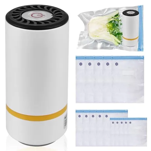 Vakuumiergerät Mini mit 15 Vakuumbeuteln