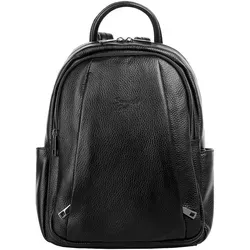 Samantha Look Rucksack Echt Leder Damen - Eleganter italienischer Rucksack für Freizeit und Geschäftsreisen - Tagesrucksäcke aus 100% echtem italienischem Rindleder, geräumiges A4-Hauptfach und vielseitiges Tragesystem für maximalen Komfort.
