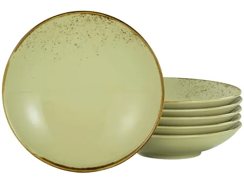 CreaTable Suppenteller NATURE COLLECTION, 6er Set in beige von CreaTable