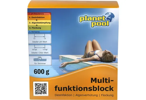 Planet Pool Poolpflege Planet Pool - Multifunktionsblock, 0,6 kg