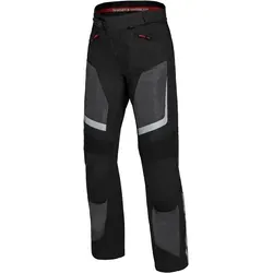 IXS Gerona-Air 1.0 Motorrad Textilhose, schwarz-grau-rot, Größe 9XL - Motorradhosen mit atmungsaktivem Netzfutter und großen Mesh-Flächen für optimale Belüftung, ideal für warmes Wetter und maximale Bewegungsfreiheit.
