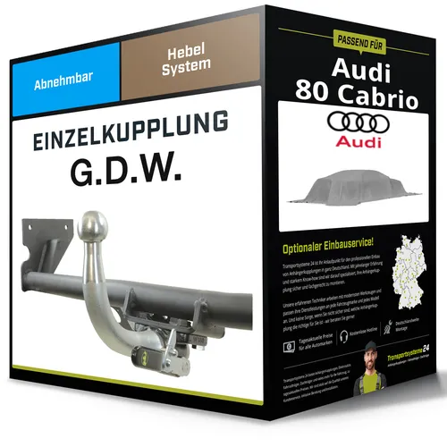 GDW Anhängevorrichtung AUDI 0085T35
