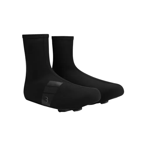 BBB Cycling HeavyDuty OSS BWS-02B Überschuhe für Herren und Damen - Überschuhe für Rennrad und MTB, aus 3 mm dickem Neopren für optimalen Kälteschutz und angenehme Wärme. Reflektierende Elemente sorgen für Sicherheit im Dunkeln.