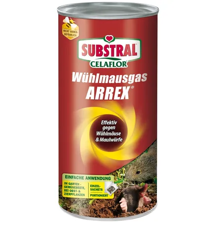 Produktbild CELAFLOR® Wühlmaus Gas Arrex 250 g