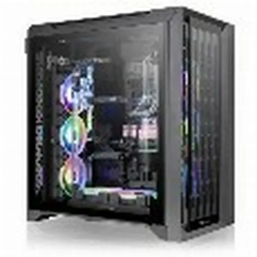 Thermaltake CTE C700 TG ARGB Black - Miditower für Mini-ITX, microATX, ATX, E-ATX, mit Sichtfenster und USB-C Anschluss