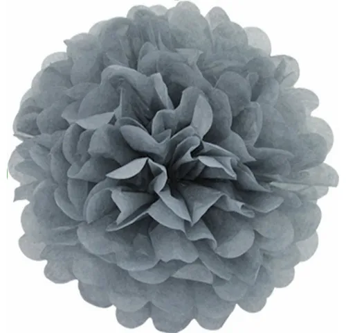 Creativery Pompon, 10 Papier Pompons 20cm SET