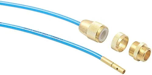 AGT Hochdruck Rohrreiniger: Effektiver Hochdruck-Abflussreiniger für M22, M24 & 1/2 Zoll - Rohrreinigungszubehör mit umweltfreundlicher Reinigung durch Wasserdruck. Ideal für Spülbecken, Badewanne und Dusche, inklusive Adapter-Set und 2 m Schlauchlänge.