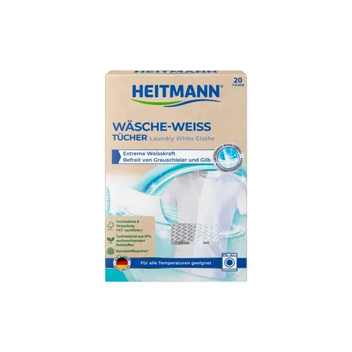 Heitmann Farb- und Schmutzfangtücher Weisswäsche 20 Tücher