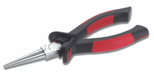 Cimco 100062 VDE Rundzange Gerade 160mm - Zangen aus hochwertigem Werkzeugstahl, ideal für präzise Arbeiten und VDE-zertifiziert für maximale Sicherheit.