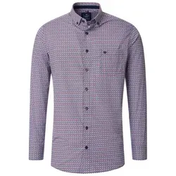 Redmond Langarmhemd 251075111 comfort fitButton-Down rot 5XL