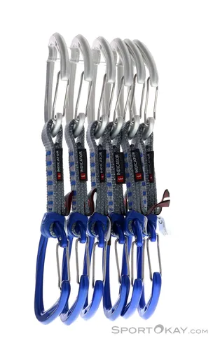 Mammut Crag Wire Indicator 10cm 6er Expressschlingen-Set Blau - Kletterausrüstung mit 6 hochwertigen Expressschlingen, ideal für sicheres Klettern und schnelle Sicherung bei jedem Abenteuer.