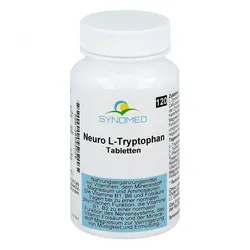 Neuro L Tryptophan Tabletten - Nahrungsergänzungsmittel zur Unterstützung der psychischen Gesundheit, ideal bei Burn-out und Depressionen. Glutenfrei, vegetarisch und ohne Konservierungsstoffe.