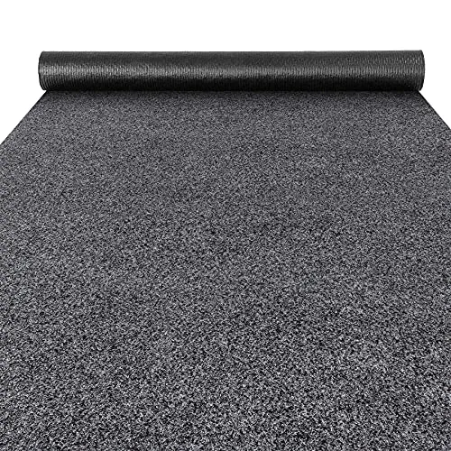 ANRO Fußmatte Schmutzfangmatte Grau 160 x 100 cm – Rutschfest und Abwaschbar