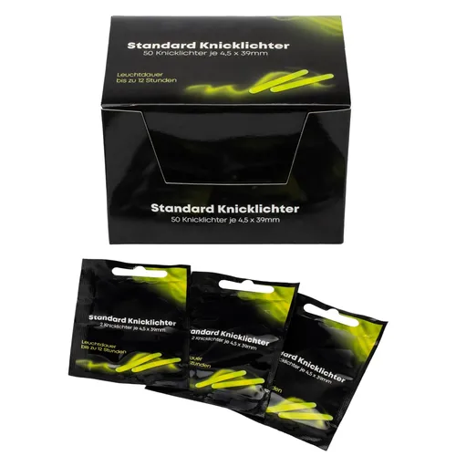 Frische helle Pulver Angel Knicklichter 37x4,5mm Angeln Posen Bissanzeiger 100