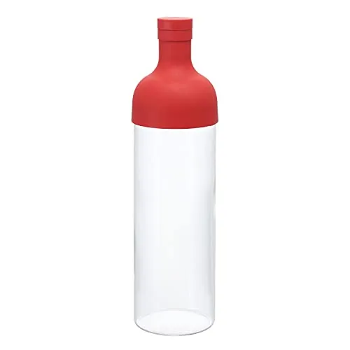 Produktbild Hario 4977642034419 Filter Bottle 750ml Red FIB-75-R (Japan Import), Kunststoff, rot, 10 x 10 x 25 cm
