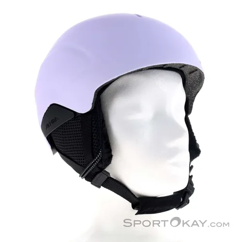 ALPINA Kinderhelm PIZI flieder matt 46-51 cm - Skisport- & Snowboardtaschen, sicherer Schutz für Kinder mit stylischem mattem Finish und verstellbarem Größenbereich von 46-51 cm.