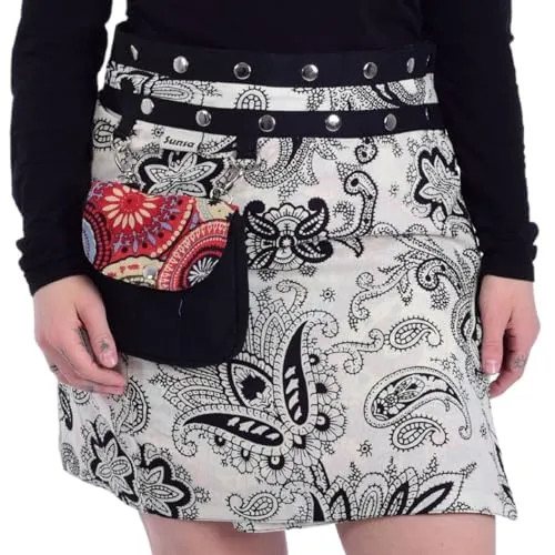 Sunsa Rock Damen. Wickelrock Sommerrock. Boho Kleidung Damen. Hosenrock. Röcke. Skirt. Minirock. Skirts for Women