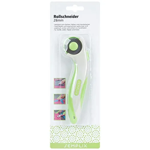SEMPLIX Stoffschneider Maxi mit Klingenschutz, 28mm