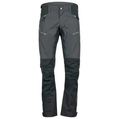 Lundhags Makke Ms Pant granite/charcoal (834) 48 - Hochwertige Herren Wanderhose - Wanderhosen für Herren, ideal für Trekking und lange Touren. Mit Schoeller Dryskin 4-Wege-Stretch und DWR-Imprägnierung für höchsten Tragekomfort und Schutz.