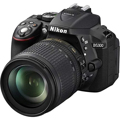Produktbild Nikon D5300 SLR-Digitalkamera mit 24,2 Megapixel und AF-S DX 18-105 VR Objektiv