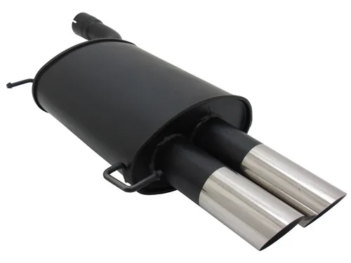 Novus Sportauspuff für BMW E60 2x76mm MS-Design - Schalldämpfer für BMW E60, verleiht dem Fahrzeug einen sportlichen Klang und verbessert die Leistung durch optimierte Abgasführung.