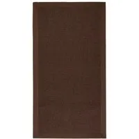 Karat Sisal-Teppich Amazonas Dunkelbraun mit Bordüre von Karat