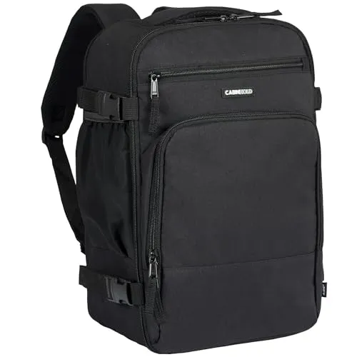 CABINHOLD Rucksack Berlin – (20L / 40x20x25 cm) Handgepäck Rucksack für Ryanair, Wizzair, easyJet, Umweltfreundlich, Aus Recyceltem PET, Wasserabweisend, Multifunktional (Einzelgerät)