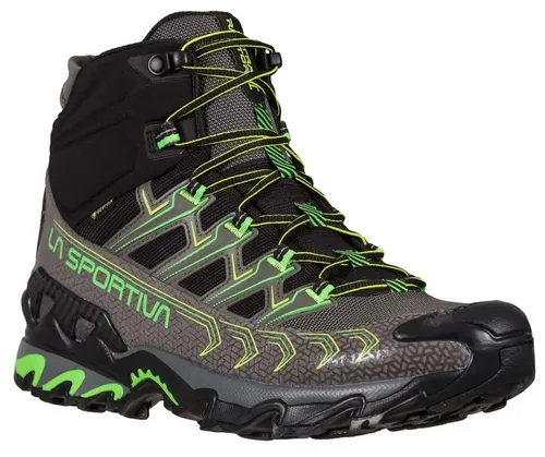 La Sportiva Ultra Raptor II Mid GTX - Wasserdichte Wanderschuhe für Trails - Wanderschuhe mit Gore-Tex-Membran, ideal für Fast Hiking und Exkursionen. Atmungsaktiv, stabil und mit hervorragender Dämpfung für besten Komfort beim Laufen.