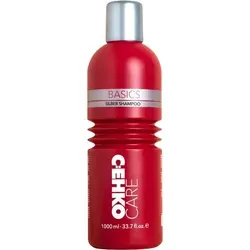 C:EHKO Care Basics Silber Shampoo 1000 ml - Shampoo für graues und blondes Haar, neutralisiert unerwünschte Gelbtöne und sorgt für strahlenden Glanz. Ideal für die tägliche Pflege.